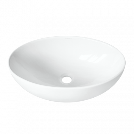 Раковина накладная 55см Sanita Luxe Ringo Slim RNGSLWB01S белый